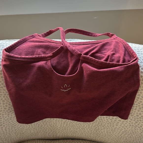 Spacedye Slim Racerback Cropped Tank - Picture 2 of 3